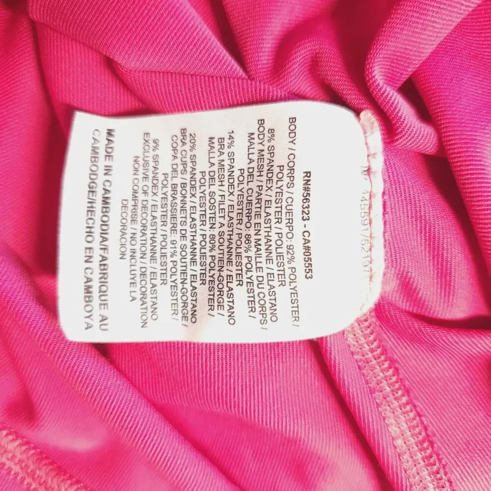 Nike Dr-Fit Workout Tank Top Medium Built in Cups Pink Gym Exercise top
